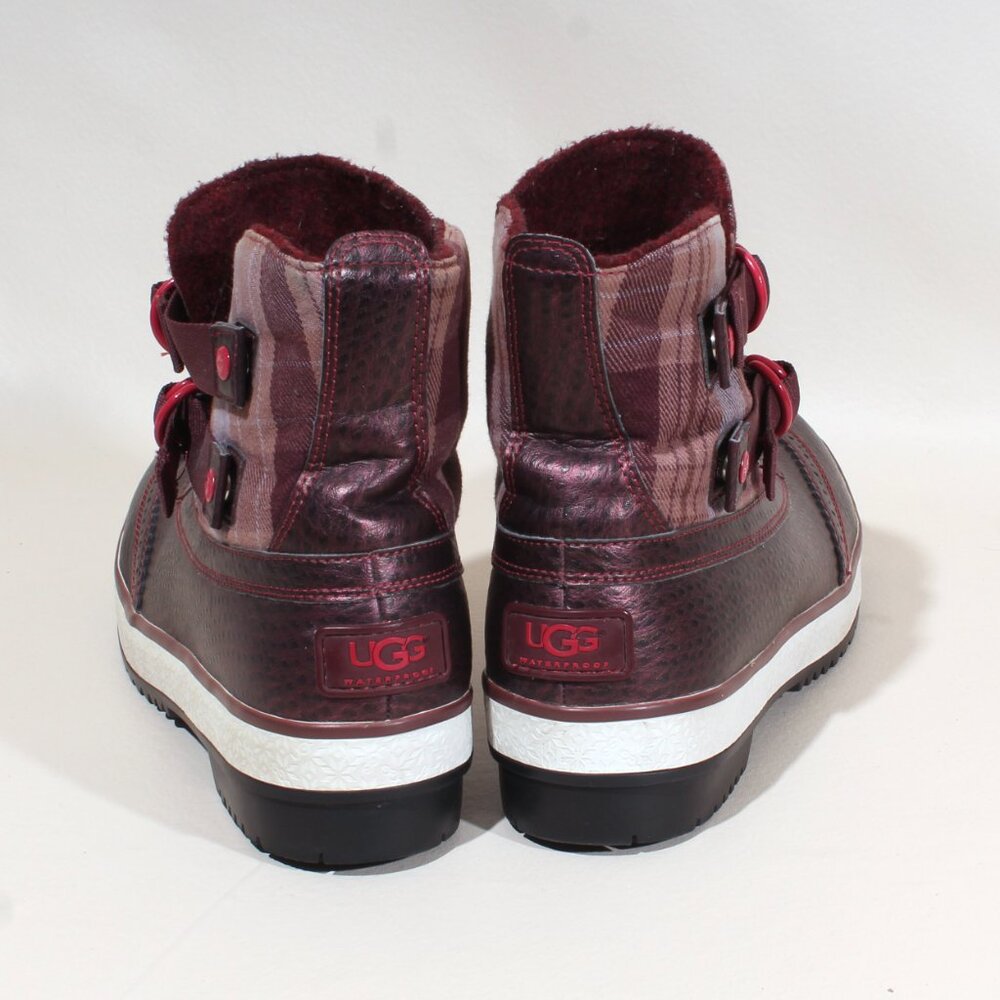 Women's UGG Boots Size 10 Marais Plaid Waterproof Ankle Boot - Picture 5 of 9